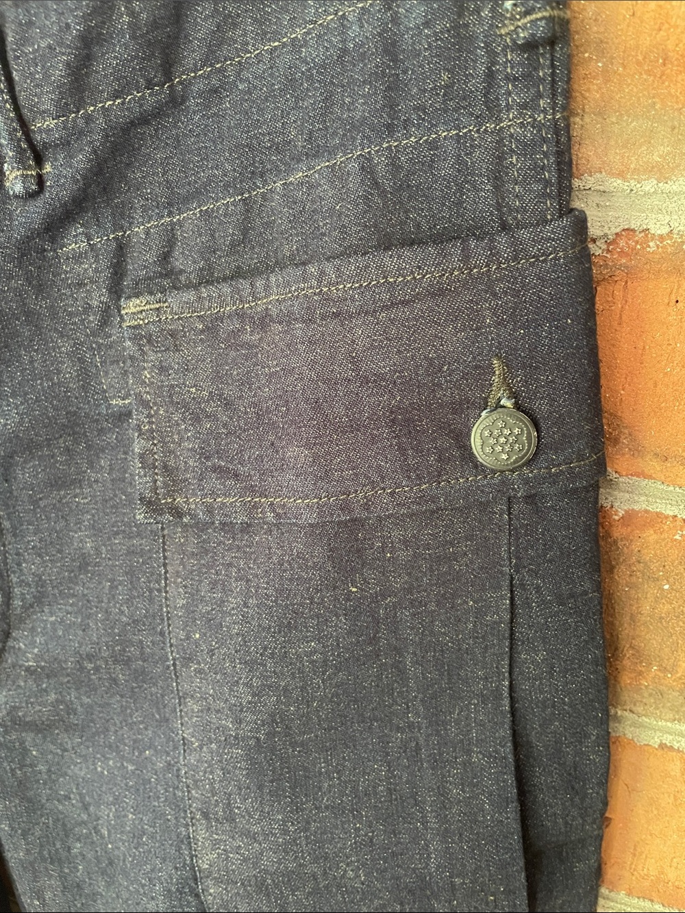 $395 RRL navy Cargo pant - Picture 6 of 8